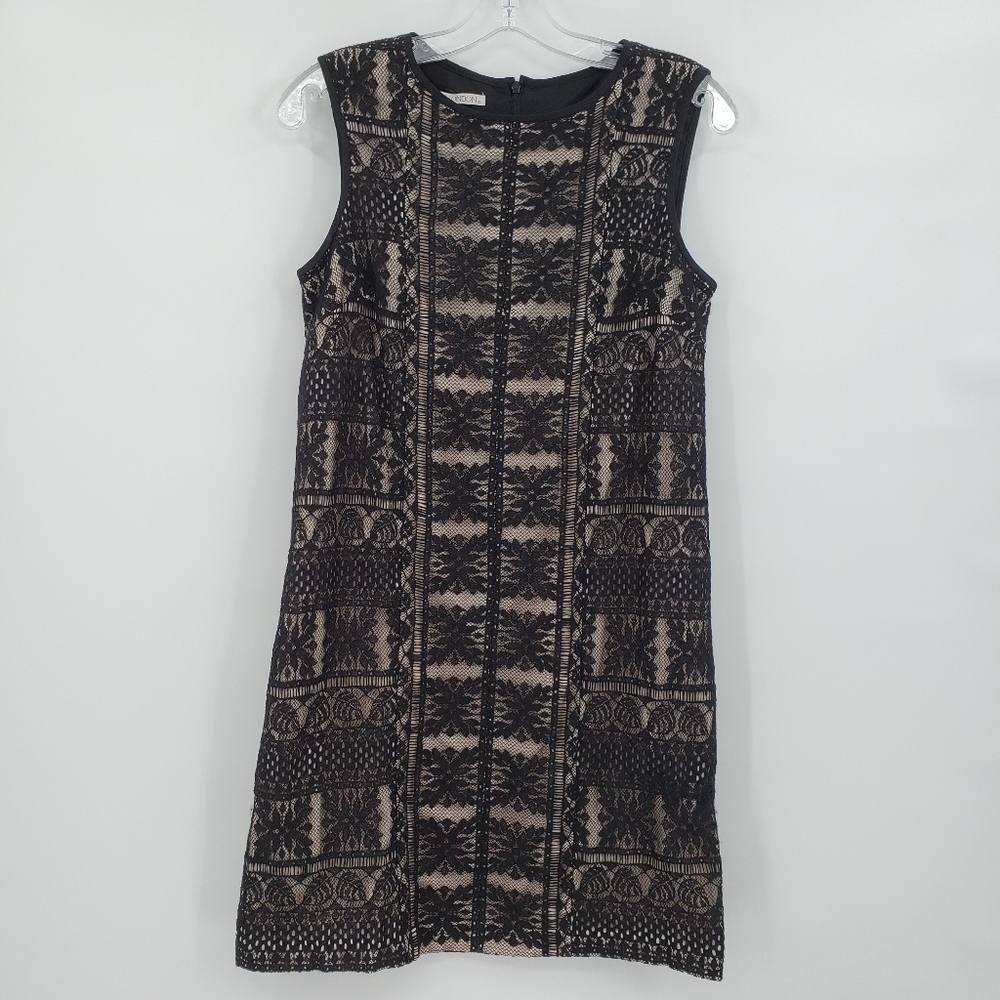 Maggy London Black Casual Lace Pencil Dress